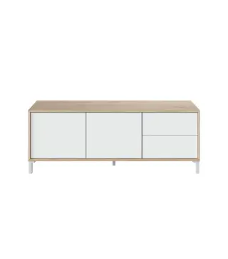 URBAN PLUS Mueble TV 2p+2c R.Canadian/Bl.Artik