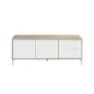 URBAN PLUS Mueble TV 2p+2c R.Canadian/Bl.Artik