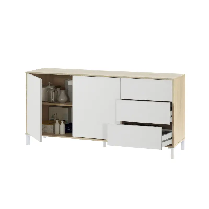 URBAN PLUS Aparador 2p + 3c R.Canadian/Bl.Artik