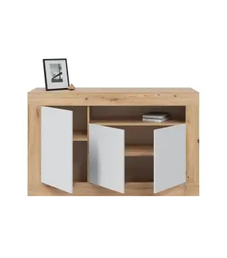 VELHO Buffet 3P Roble Nodi/Bl.Artik