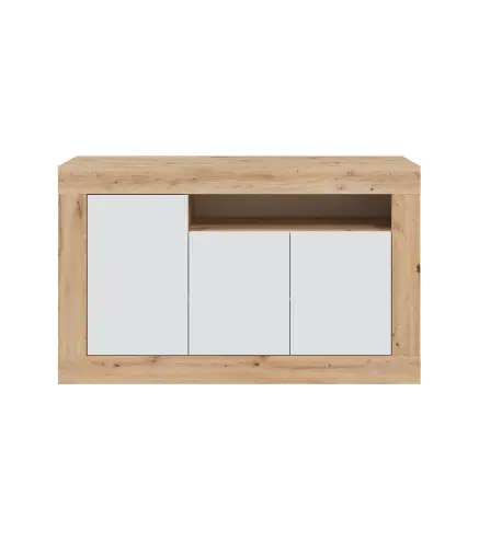 VELHO Buffet 3P Roble Nodi/Bl.Artik