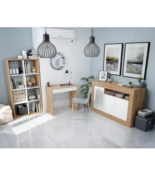 VELHO Buffet 3P Roble Nodi/Bl.Artik