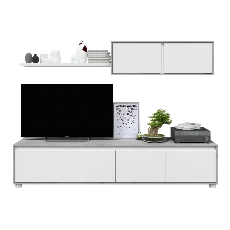HOME Salón TV Cemento/ Bl. Artik HOME Salón TV Cemento/ Bl. Artik