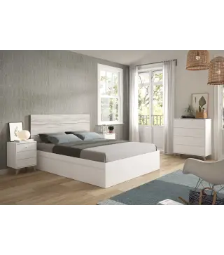 DREAMS Cabezal + 2 mesitas (3C) Bl.Artik/Bl.Velho