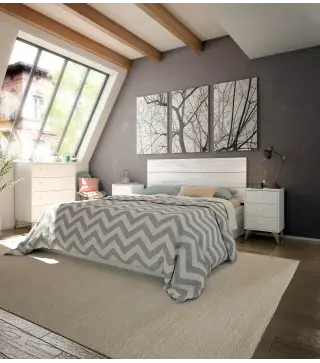 DREAMS Cabezal + 2 mesitas (3C) Bl.Artik/Bl.Velho