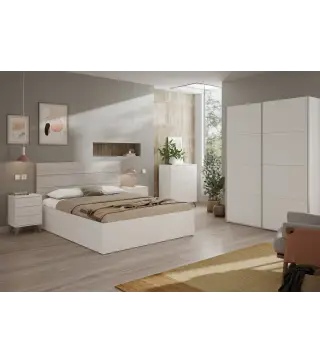 DREAMS Cabezal + 2 mesitas (3C) Bl.Artik/Bl.Velho