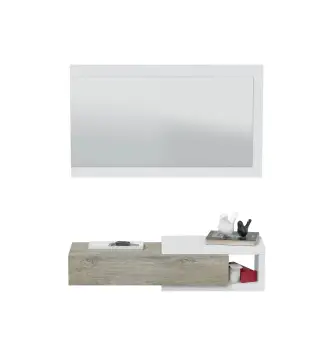 ENZO Recibidor 1c + espejo R. Alaska/Bl. Artik