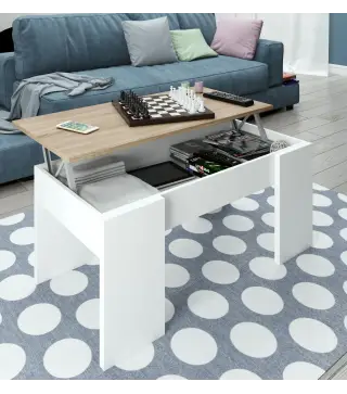 FLOW Mesa centro elevable Bl.Artik/R.Canadian