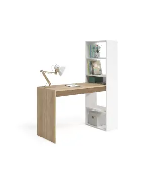 GIO PLUS Mesa + estanteria Bl.Artik/R.Canadian