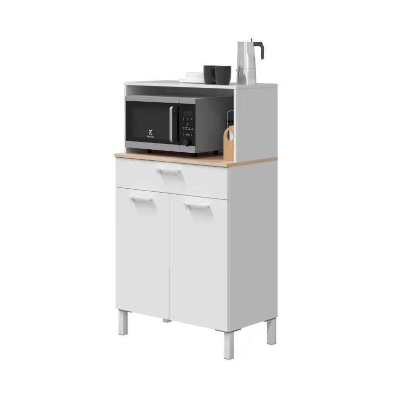 FAST Mueble auxiliar cocina 2P+1C Bl.Artik/R.Canadian