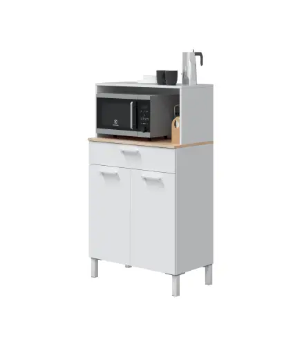 FAST Mueble auxiliar cocina 2P+1C Bl.Artik/R.Canadian