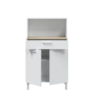 FAST Mueble auxiliar cocina 2P+1C Bl.Artik/R.Canadian