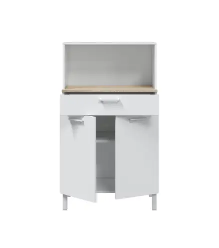 FAST Mueble auxiliar cocina 2P+1C Bl.Artik/R.Canadian