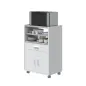CHEFF Mueble microondas 1c+2p Blanco Artik/Cemento