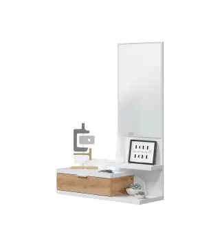 LIA Recibidor 1c + espejo Bl.Artik/R.Nodi