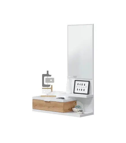 LIA Recibidor 1c + espejo Bl.Artik/R.Nodi