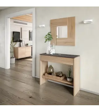 HI Recibidor-Consola R.Canadian/Oxido