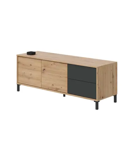URBAN PLUS Mueble TV 2p+2c R.Nodi/Gris Antracita