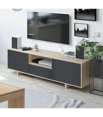 ZAIDA Módulo bajo 3p R.Canadian/Gris Antracita