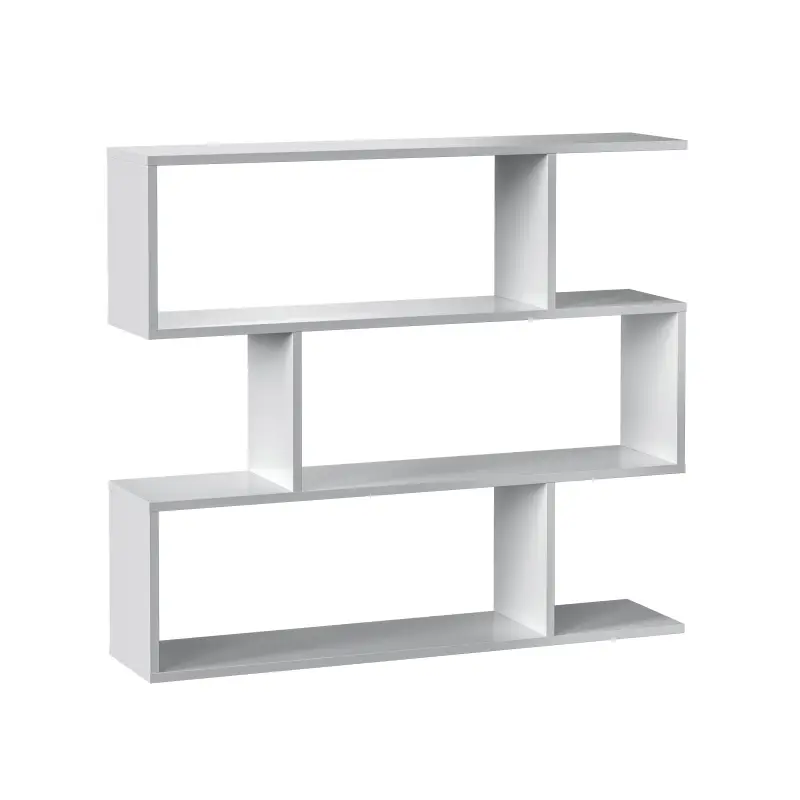 DANERYS Estantería baja Blanco Brillo