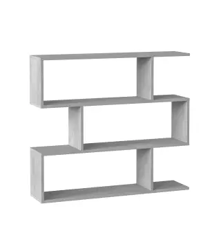 DANERYS Estantería baja Cemento