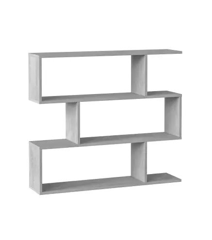 DANERYS Estantería baja Cemento