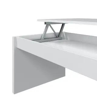 ATTUALE Mesa centro elevable Blanco Brillo