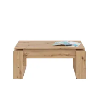 URBAN Mesa centro elevable Roble Nodi