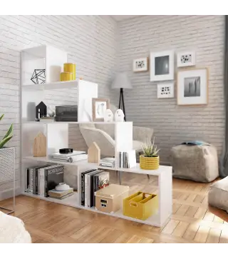 MULK Estantería Blanco Brillo