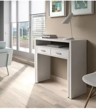 TYRION Escritorio desplazable Blanco Artik