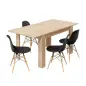 PRACTICO Mesa de comedor 90x140-190 EXTENSIBLE Roble Canadian