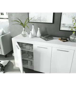 URBAN Buffet 3 puertas Blanco Artik
