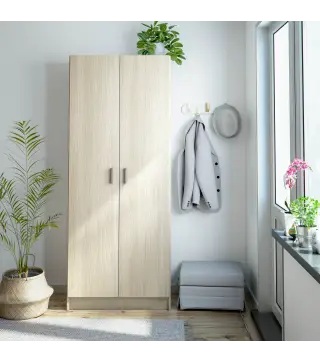 USE Armario 2p escobero Roble