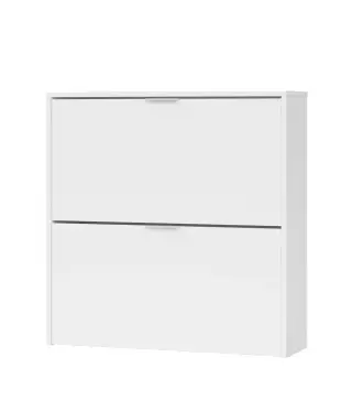 MAELYS Zapatero 2 puertas 75 (16 pares) Blanco