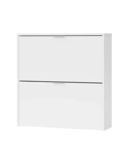 MAELYS Zapatero 2 puertas 75 (16 pares) Blanco