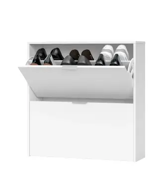 MAELYS Zapatero 2 puertas 75 (16 pares) Blanco