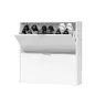 MAELYS Zapatero 2 puertas 75 (16 pares) Blanco