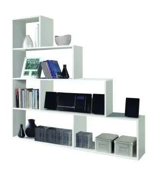 MULK Estantería Blanco Brillo