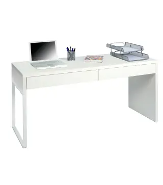 BIANCA Mesa escritorio (reversible) Blanco Artik