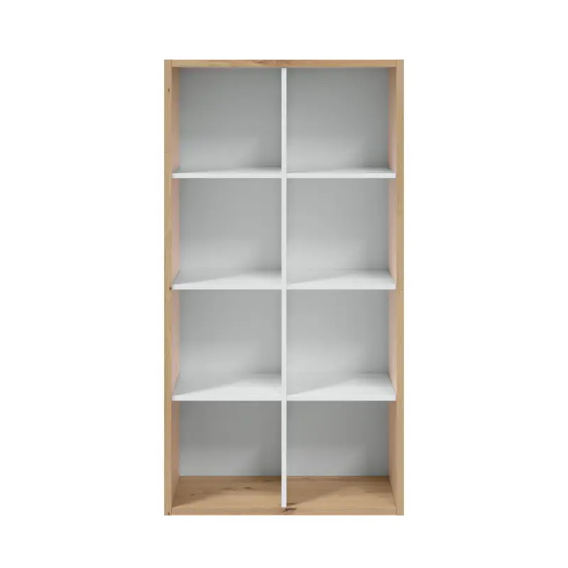 JUNIOR Estantería cubos Roble Nodi/Bl.Artik