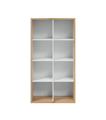 JUNIOR Estantería cubos Roble Nodi/Bl.Artik