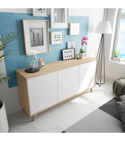 RELAX PLUS Aparador 3 puertas R.Canadian/Bl.Artik