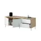 URBAN PLUS Mueble TV 2p+2c R.Canadian/Bl.Artik