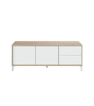 URBAN PLUS Mueble TV 2p+2c R.Canadian/Bl.Artik