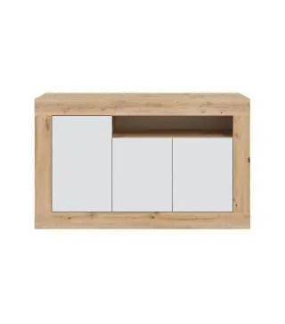 VELHO Buffet 3P Roble Nodi/Bl.Artik