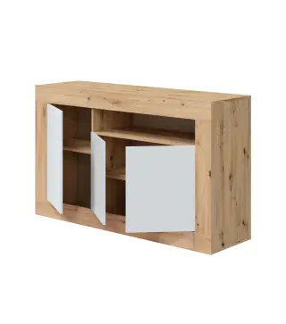 VELHO Buffet 3P Roble Nodi/Bl.Artik