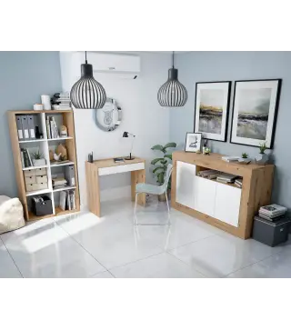 VELHO Buffet 3P Roble Nodi/Bl.Artik