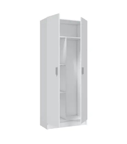 USE Armario 2p escobero Blanco