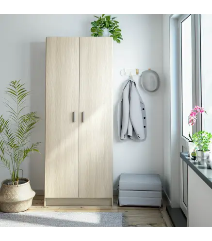 USE Armario 2p escobero Roble