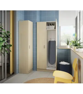 USE Armario 2p escobero Roble